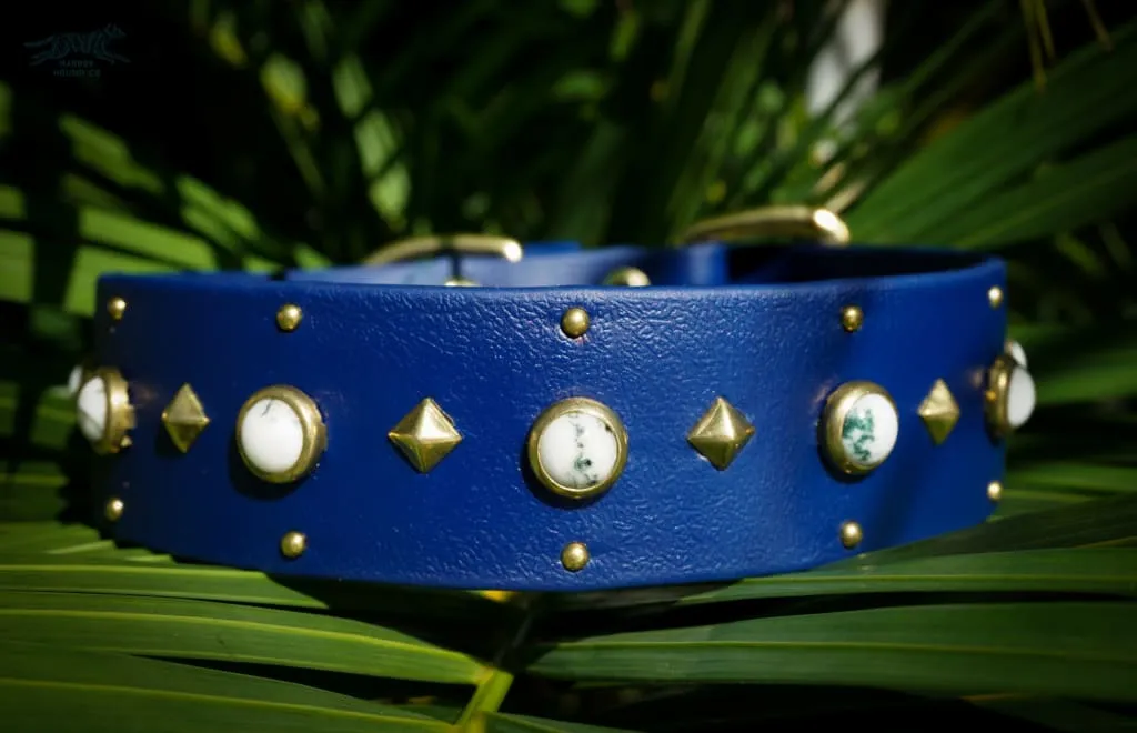 1.5" ASTERIA Gemstone Buckle Collar