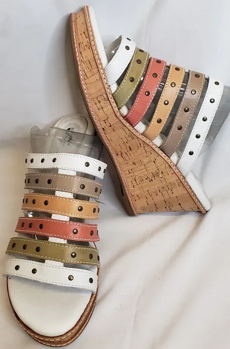 3.5" San Fran -- Women's Cork Wedge Mule