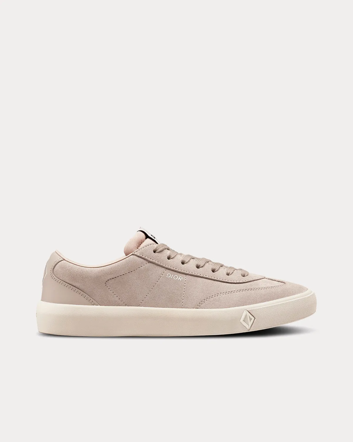 B101 Greige Nubuck Calfskin Low Top Sneakers