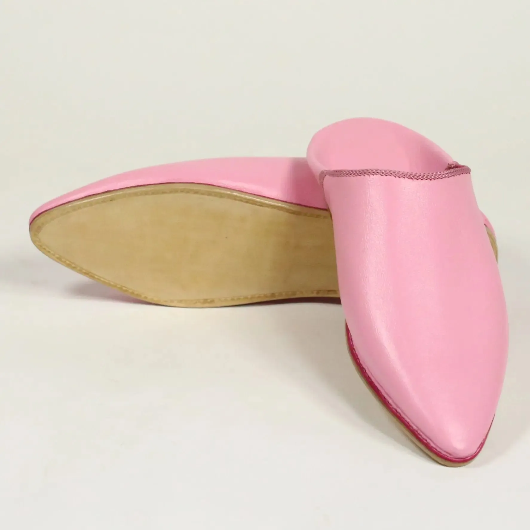 Boho Leather Slippers