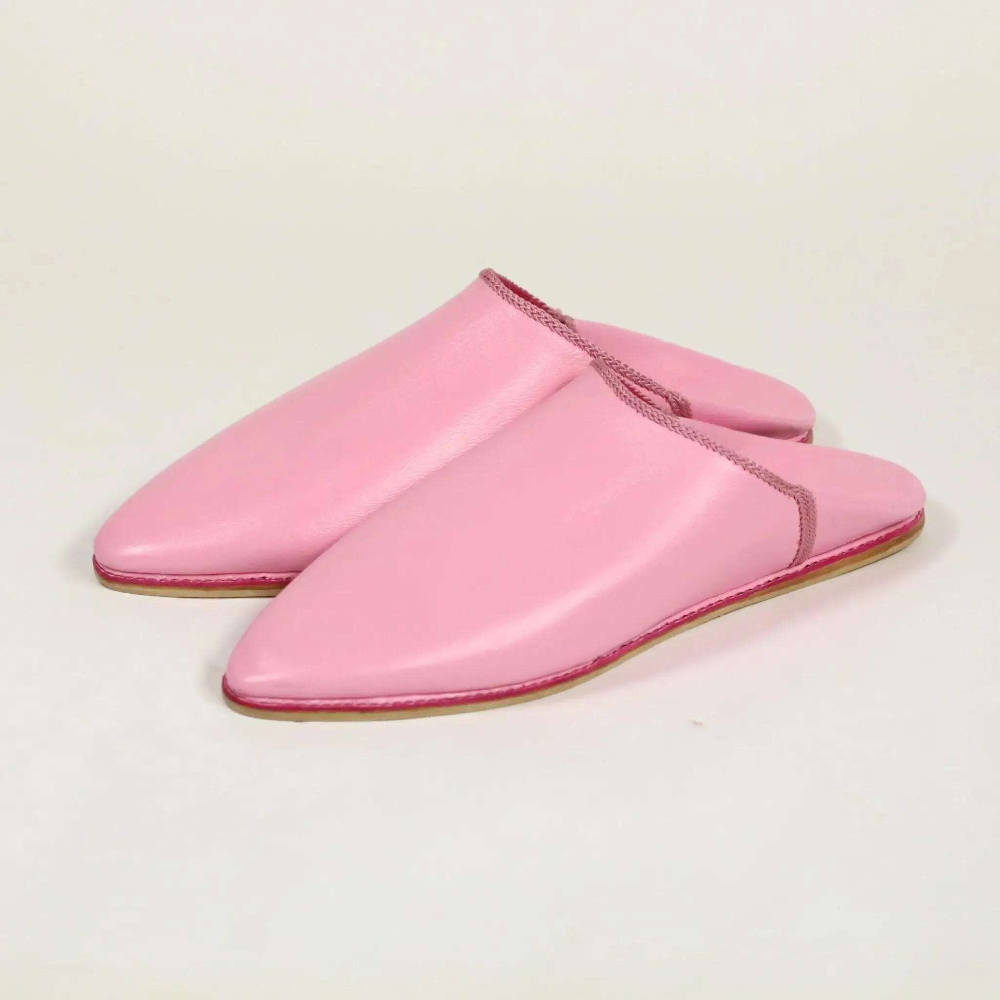 Boho Leather Slippers