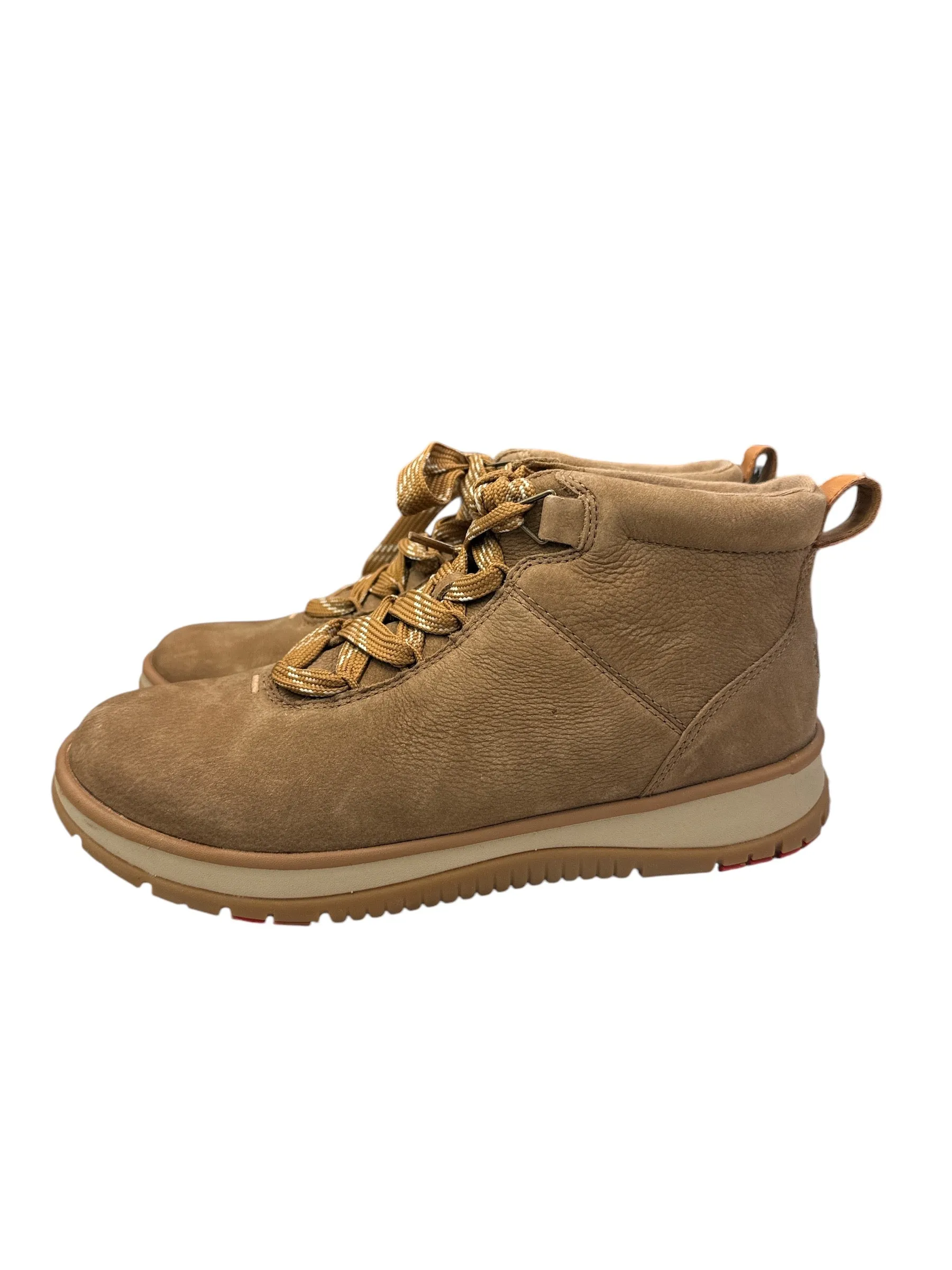 Boots Ankle Flats By Ugg In Brown, Size: 10