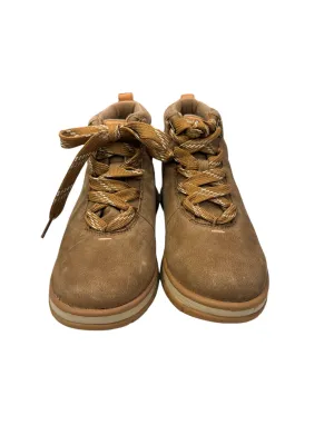Boots Ankle Flats By Ugg In Brown, Size: 10