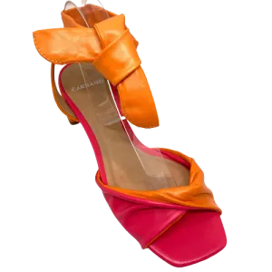 Carrano  -  Mid Heel  -  Orange/Fuchsia
