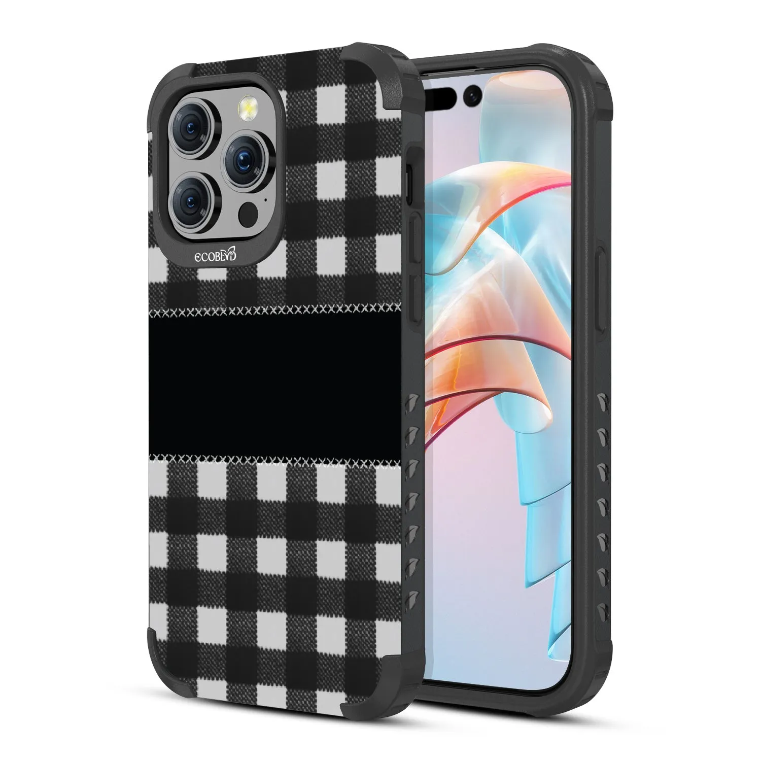 Charcoal Checker - Mojave Collection Case for Apple iPhone 15 Pro Max
