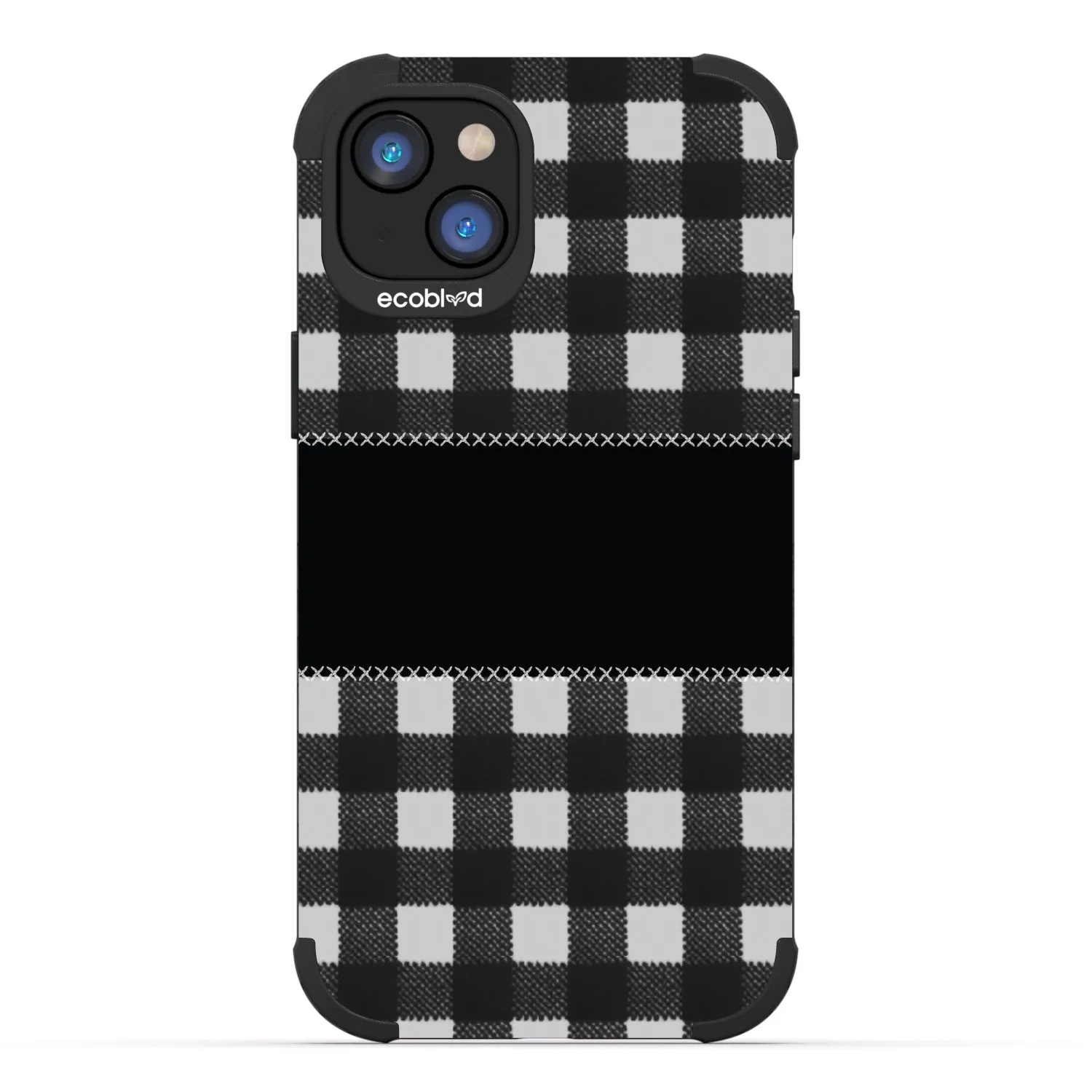 Charcoal Checker - Mojave Collection Case for Apple iPhone 16e, 14, 13