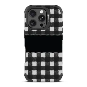 Charcoal Checker - Reforge Collection Case for Apple iPhone 16 Pro