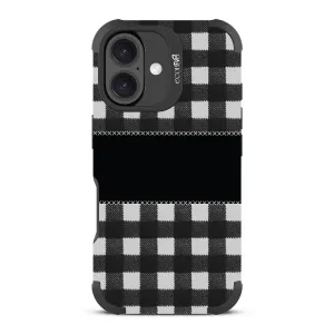 Charcoal Checker - Reforge Collection Case for Apple iPhone 16