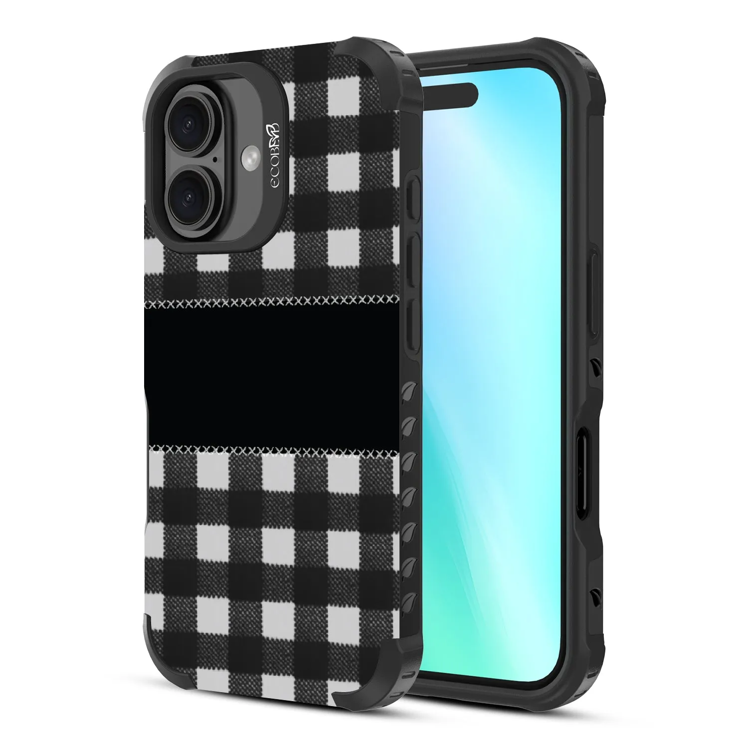 Charcoal Checker - Reforge Collection Case for Apple iPhone 16