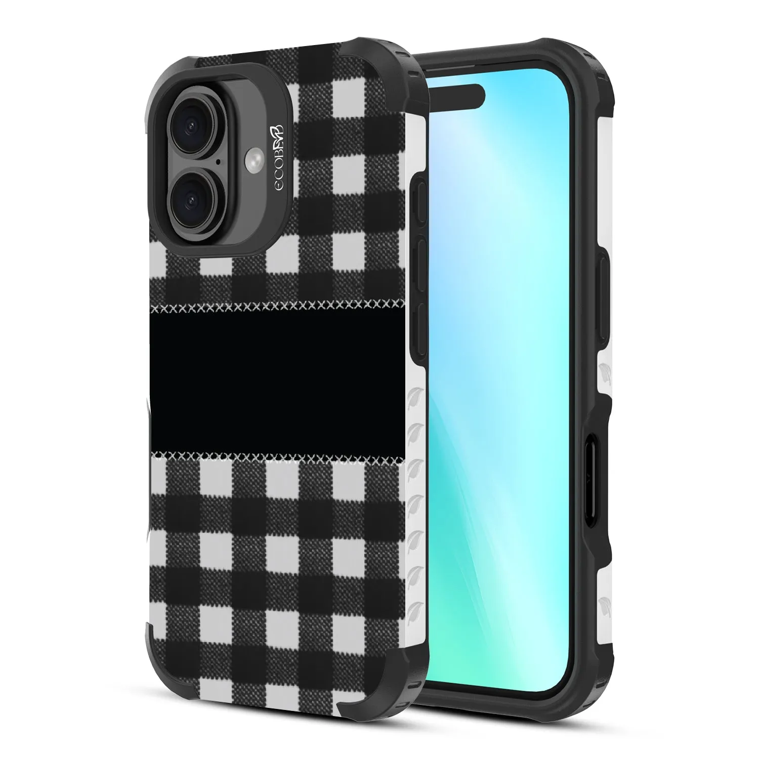 Charcoal Checker - Reforge Collection Case for Apple iPhone 16