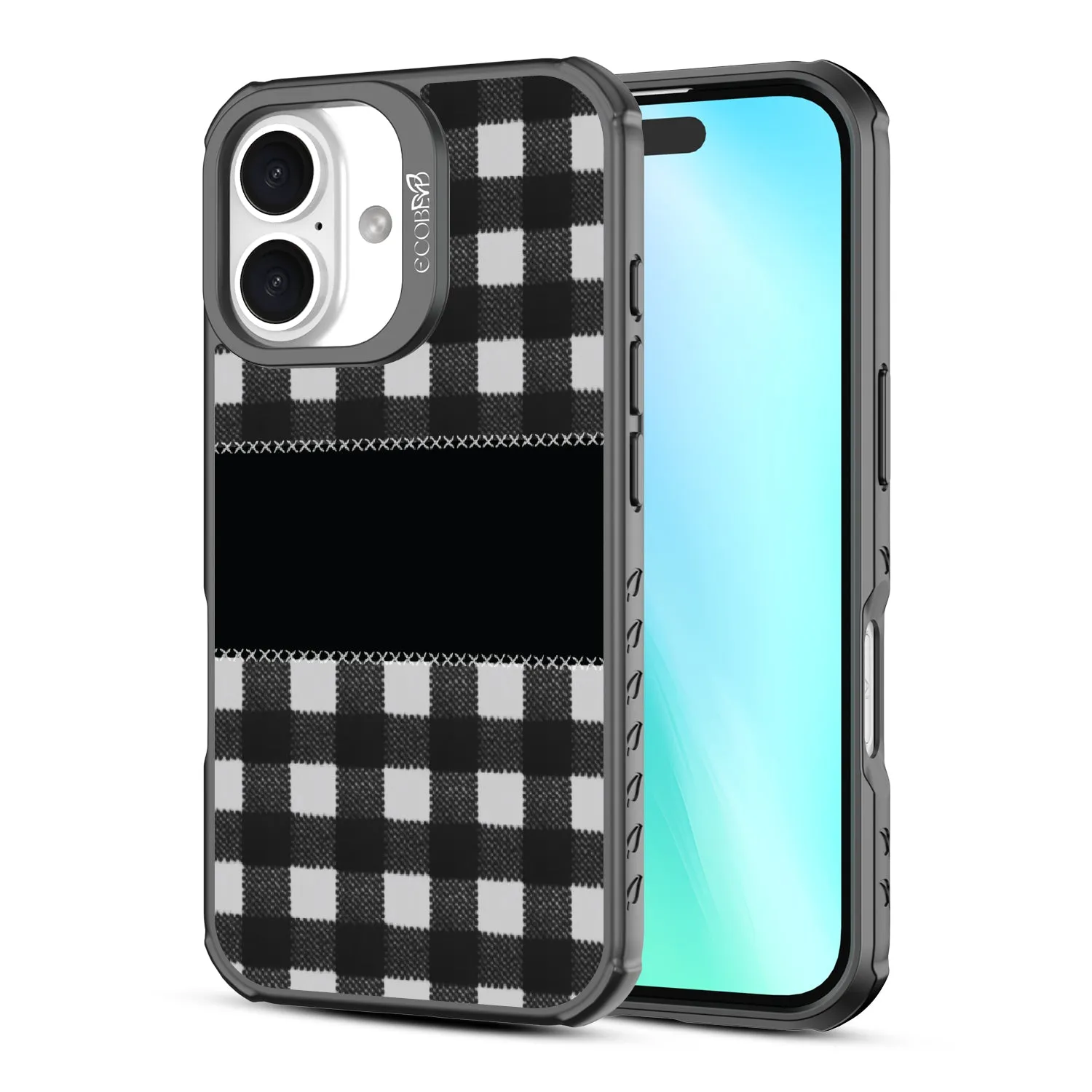 Charcoal Checker - Revive Collection Case for Apple iPhone 16