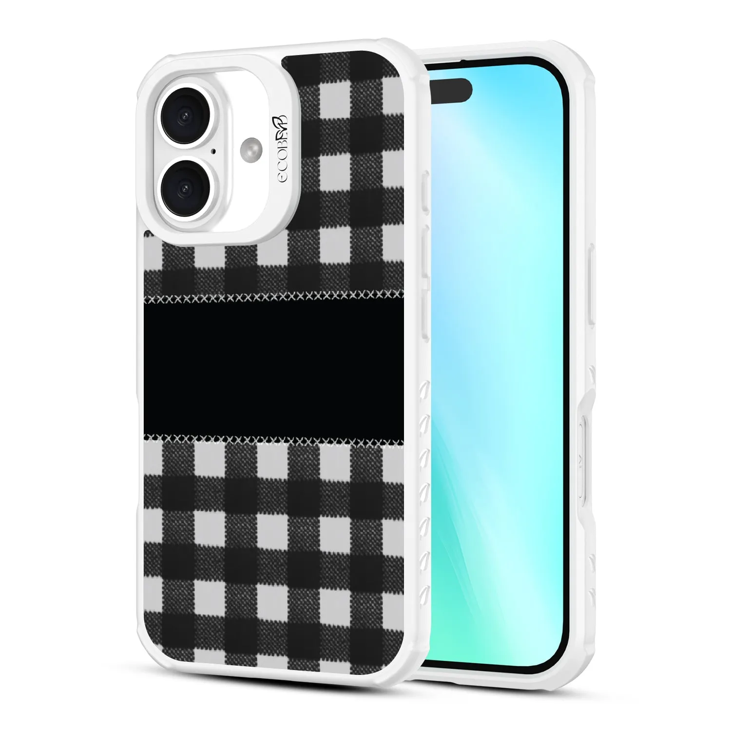 Charcoal Checker - Revive Collection Case for Apple iPhone 16