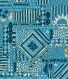 Copetn Jumpsuit - Vintage Patchwork Blue Pool
