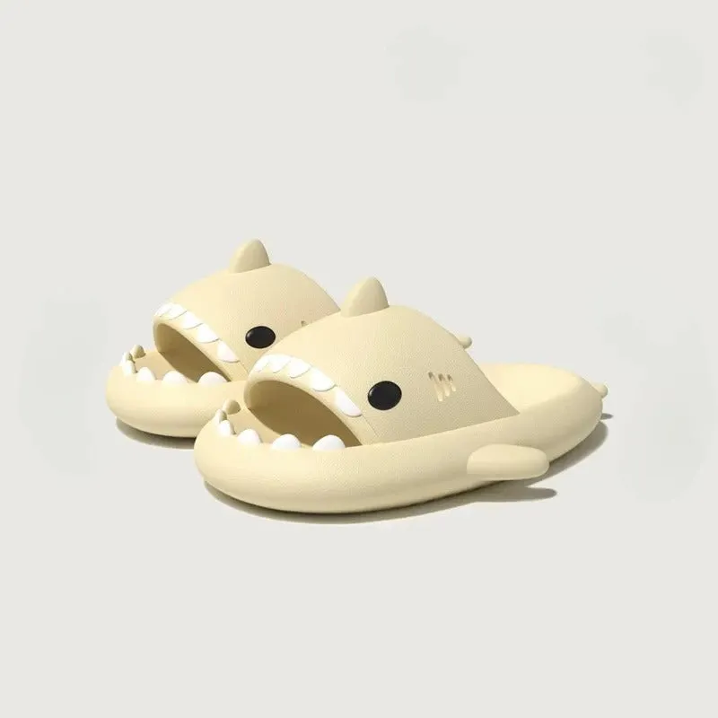 Creative Luminous Shark Slippers for Women