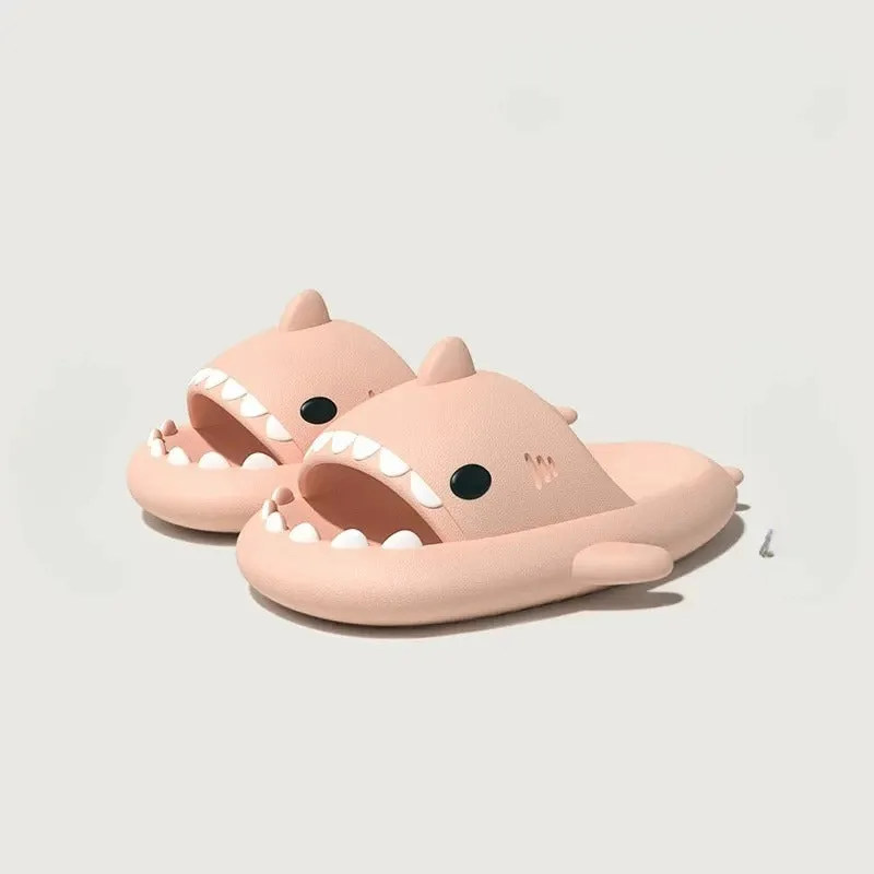 Creative Luminous Shark Slippers for Women