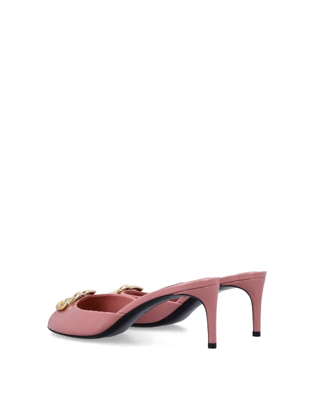 Dolce & Gabbana 70mm DG logo mules