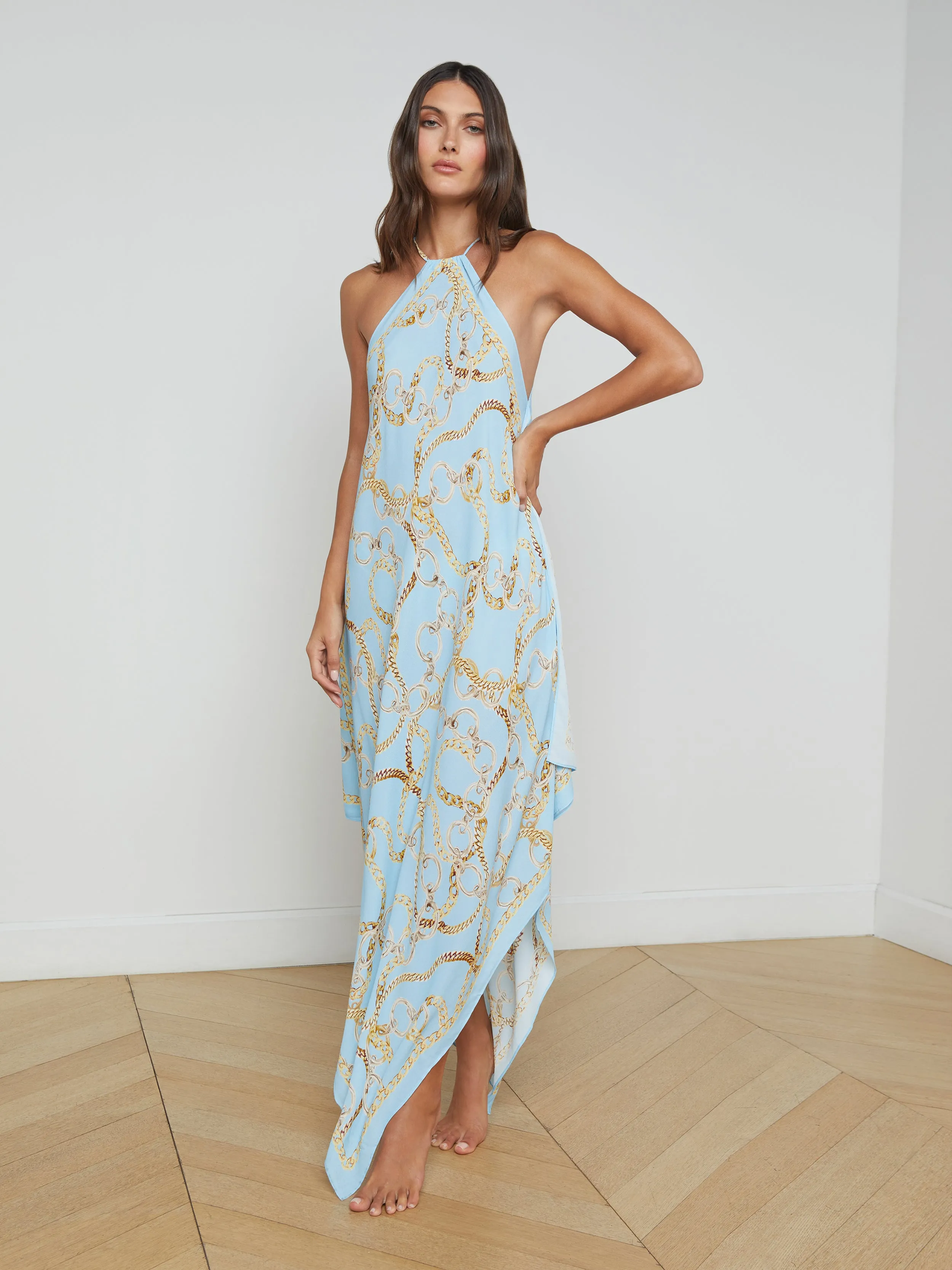Elise Halter Midi Dress