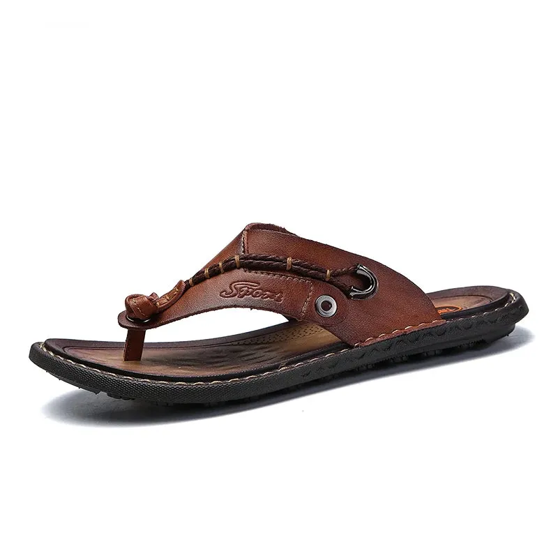 Flip Flops Soft comfortable Microfiber Leather Slippers
