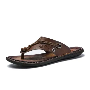 Flip Flops Soft comfortable Microfiber Leather Slippers
