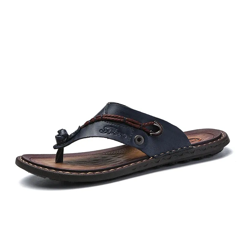 Flip Flops Soft comfortable Microfiber Leather Slippers