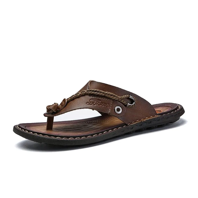 Flip Flops Soft comfortable Microfiber Leather Slippers