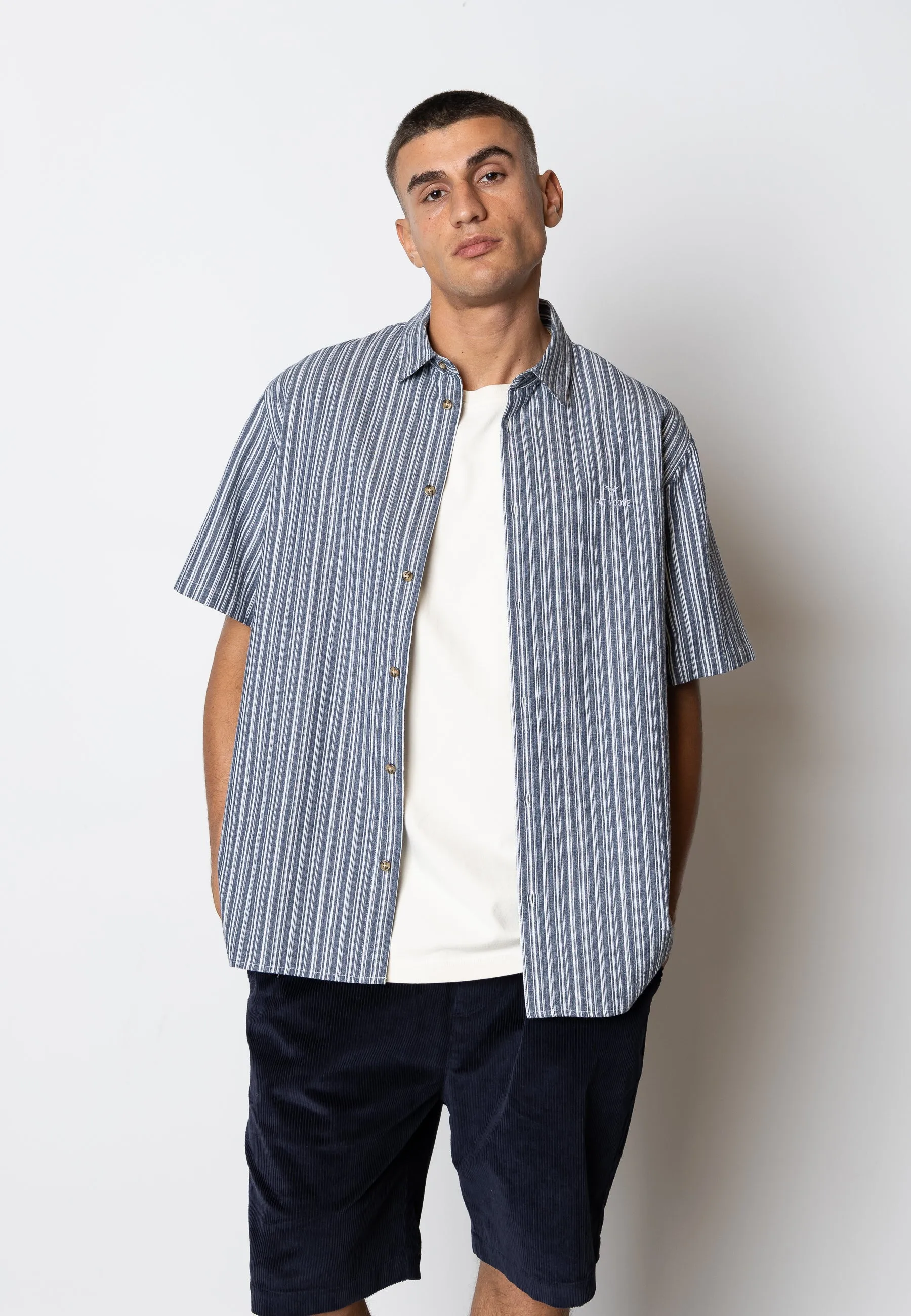 FOX CORDUROY SHORTS - Navy