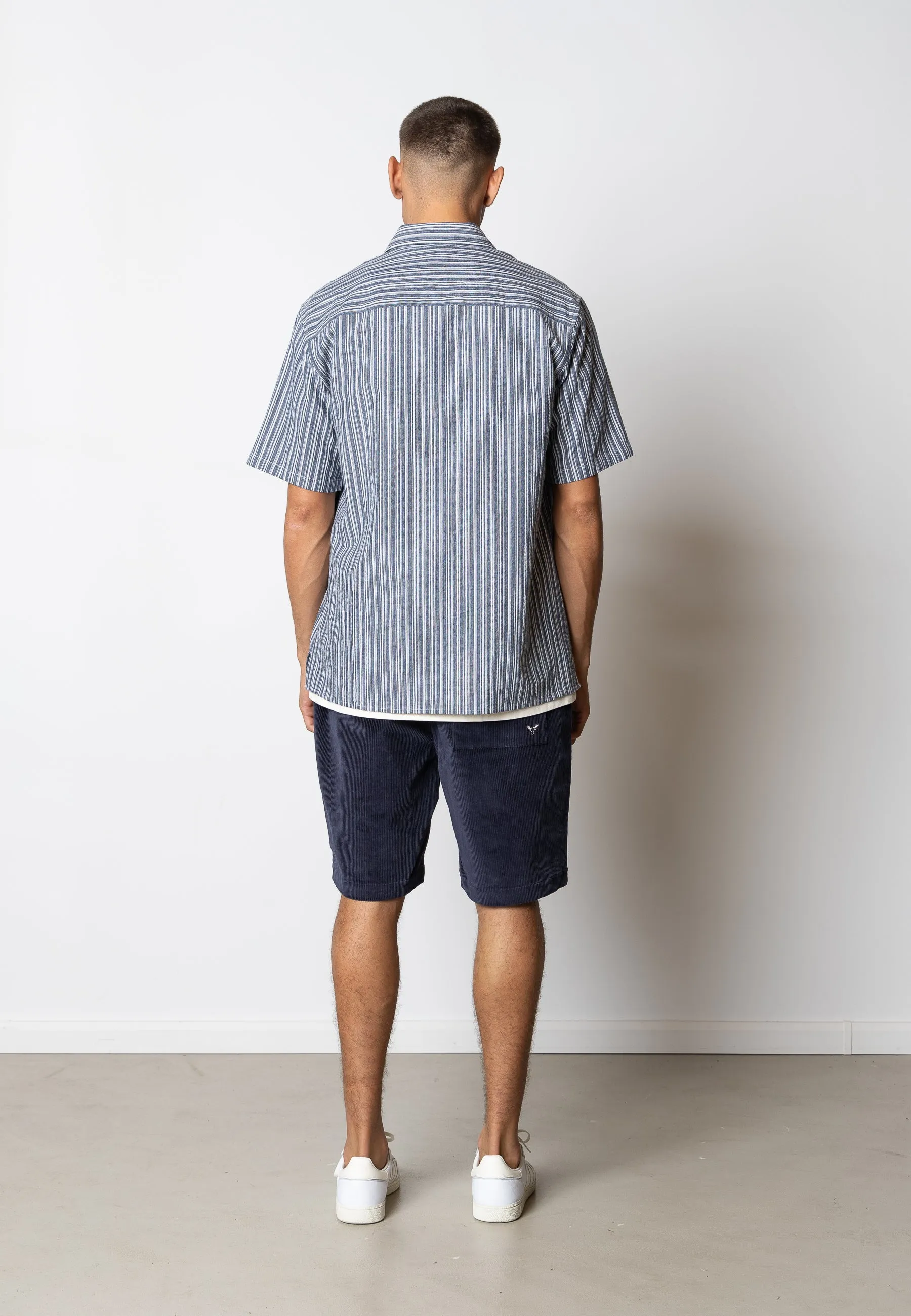 FOX CORDUROY SHORTS - Navy