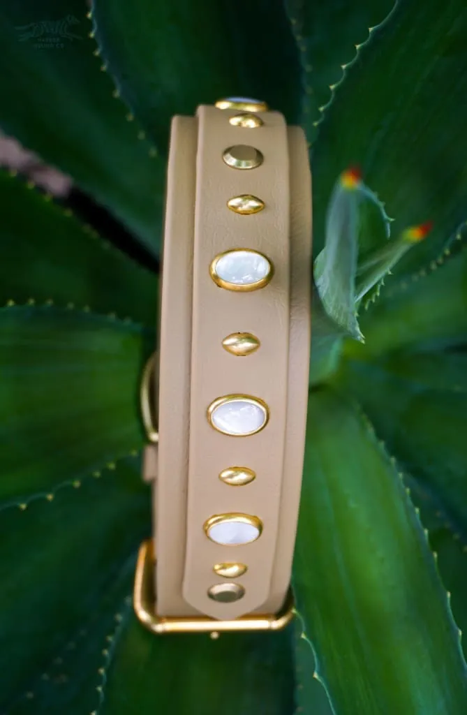 HERA 1.5" Gemstone Buckle Collar