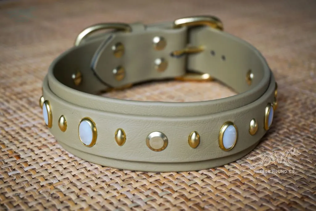 HERA 1.5" Gemstone Buckle Collar