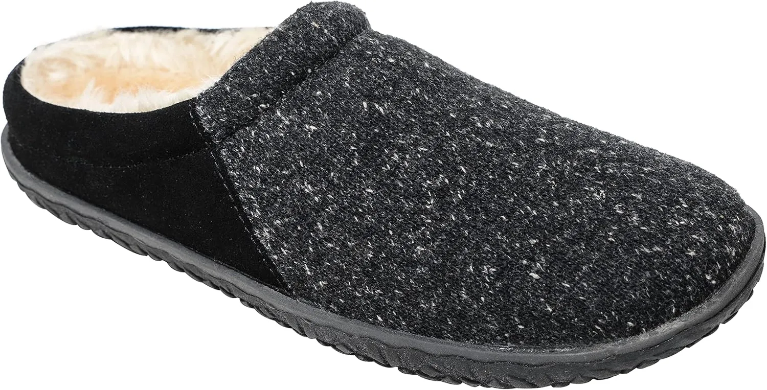 Minnetonka Tahoe  Indoor/Outdoor Slippers for Women with Hard Sole Design and Slip On Clog Silhouette