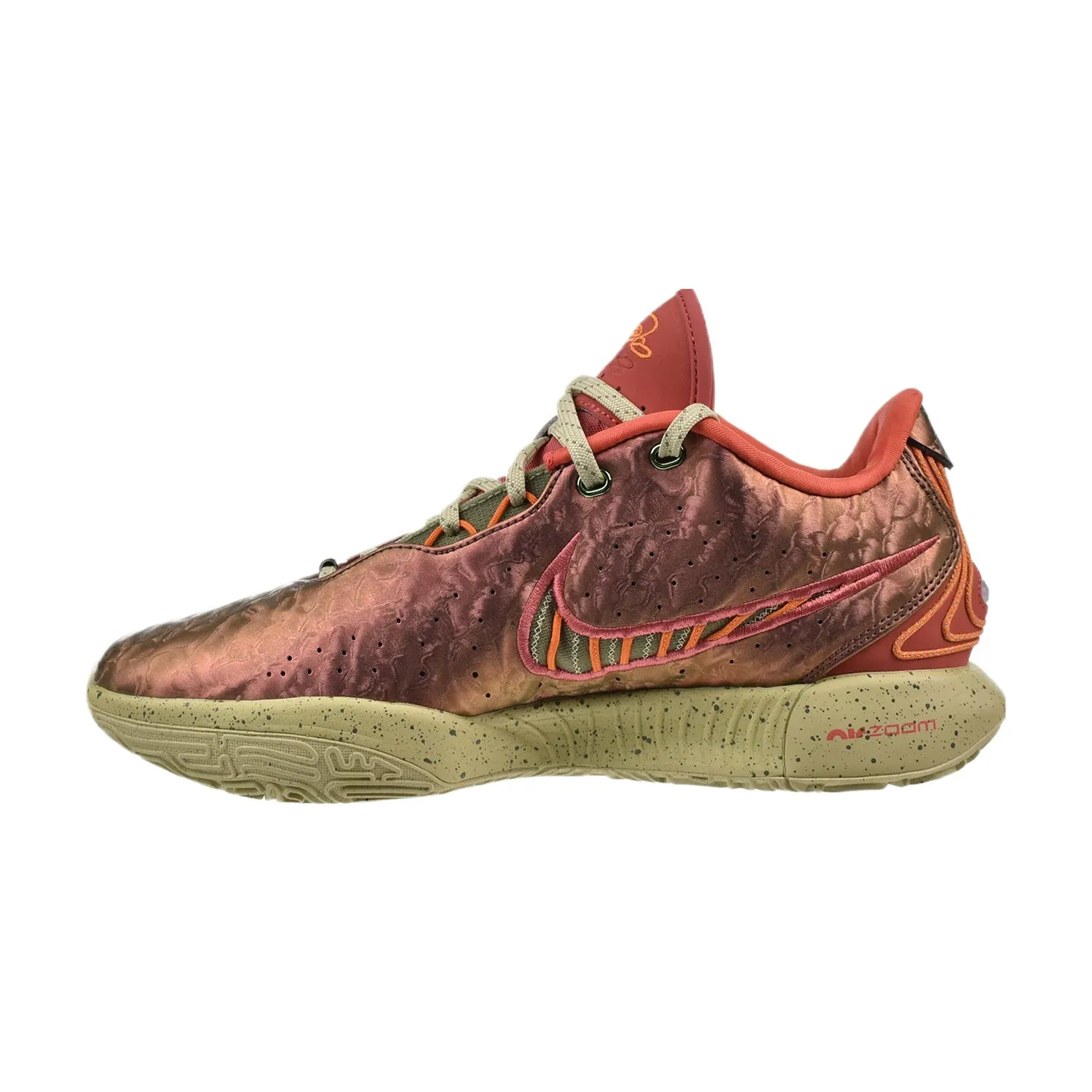 Nike Lebron XXI Queen Conch Mens Shoes Ember Glow-Elemental Gold-Campfire Orange