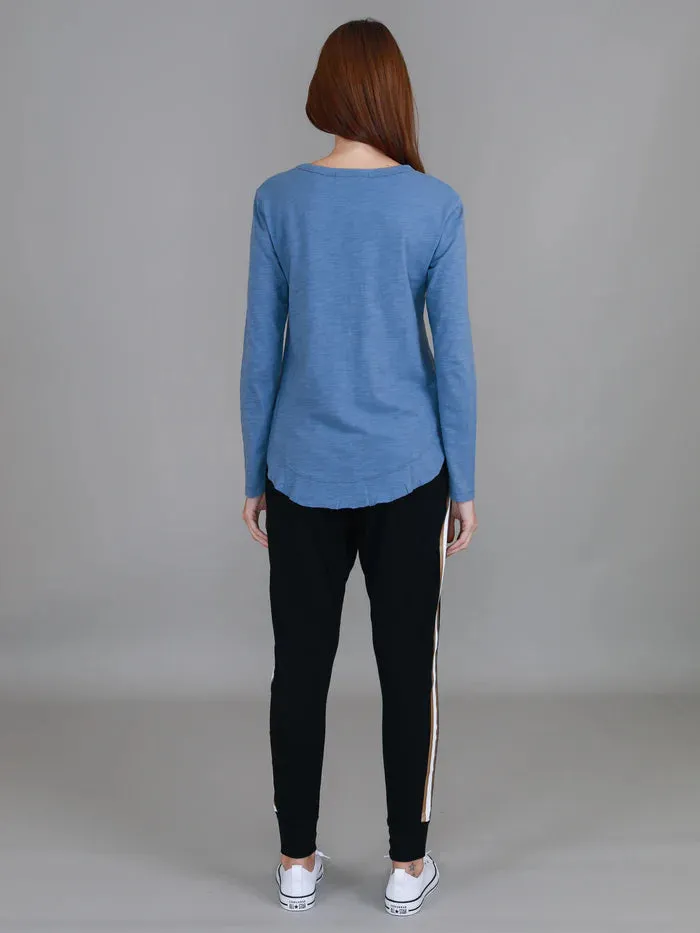 Nora Striped Gold Star Long Sleeve Tee