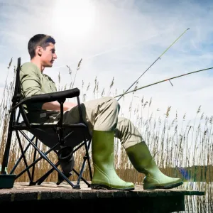 Rain Boots for Men with Lining | Waterproof |Mens Rubber Boots | Lightweight |Comfortable | Rain, Mud, Fishing, Hunting, Farming, Landscaping, Concrete