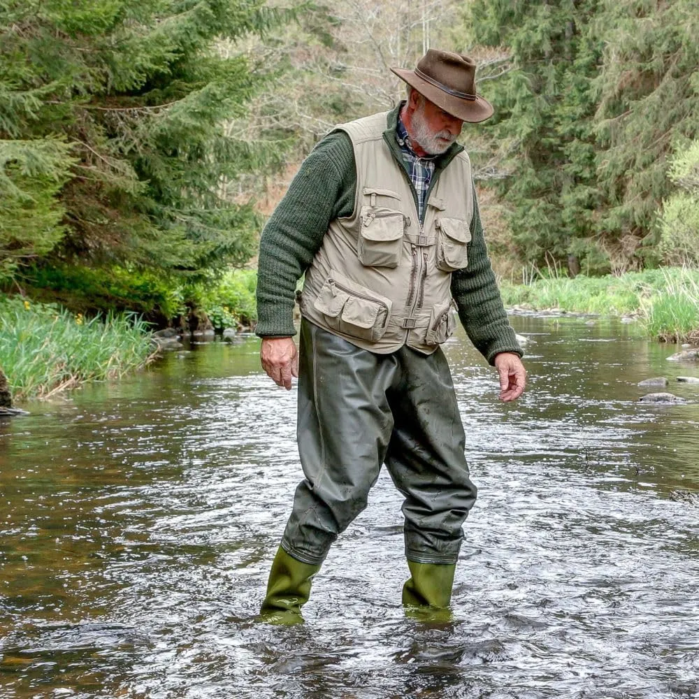Rain Boots for Men with Lining | Waterproof |Mens Rubber Boots | Lightweight |Comfortable | Rain, Mud, Fishing, Hunting, Farming, Landscaping, Concrete