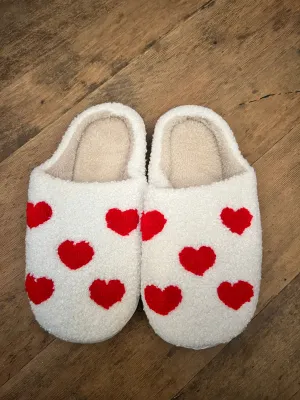 Red Heart Slippers
