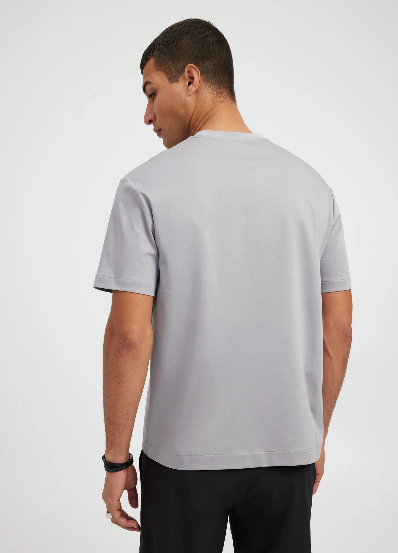 Relaxed Fit Crew Neck T-shirt Grey