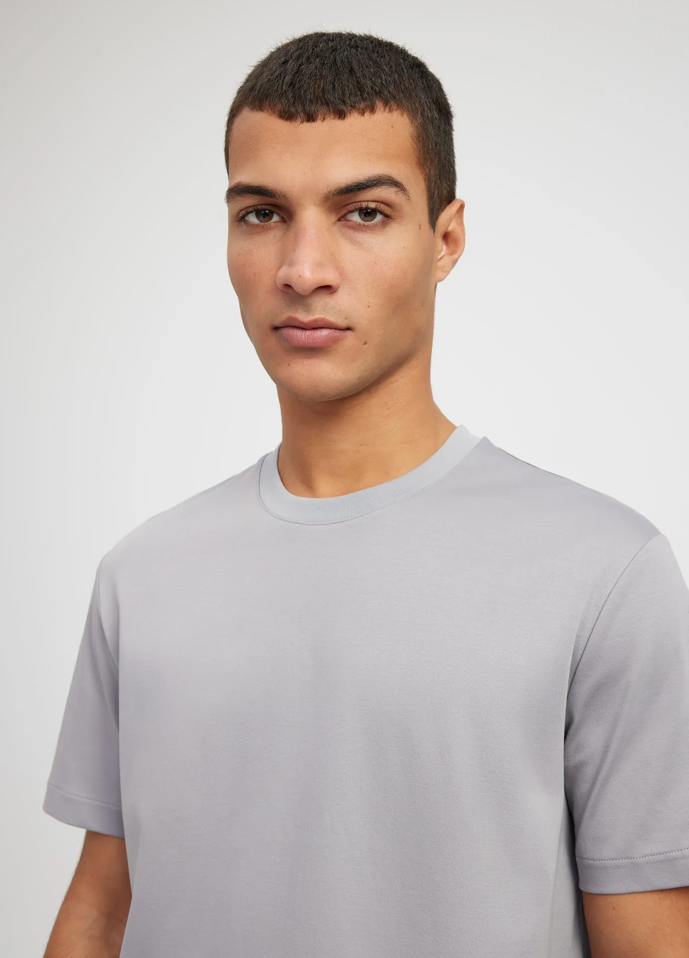 Relaxed Fit Crew Neck T-shirt Grey