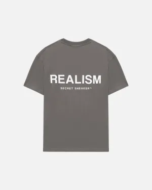 SSS REALISM BACK LOGO TEE COOL GREY
