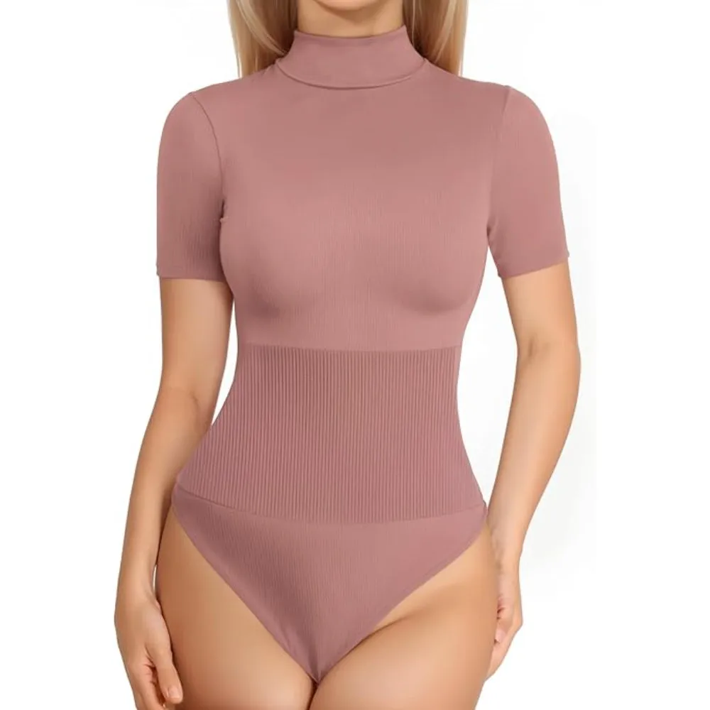Stretchable Ribbed Bodysuit