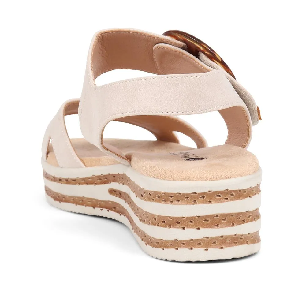Touch-Fasten Wedge Sandals  - WBINS39033 / 325 232