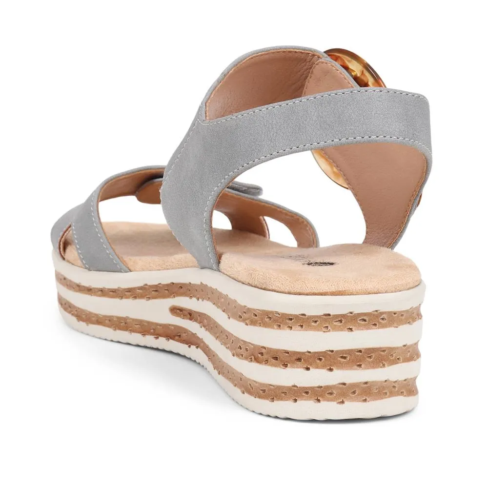 Touch-Fasten Wedge Sandals  - WBINS39033 / 325 232