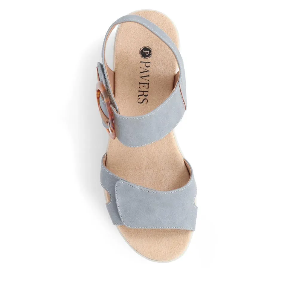 Touch-Fasten Wedge Sandals  - WBINS39033 / 325 232