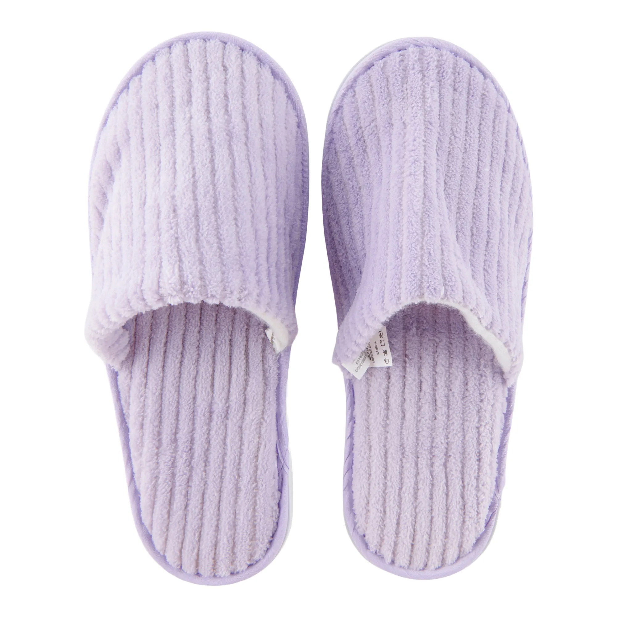 Women's Ribbed Spa Slippers